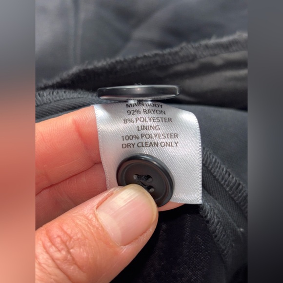 Open edit relaxed fit Black Button Closure Long Sleeve V-Neck Blaze SZ S - Picture 9 of 16